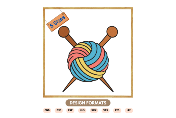 Crochet Knitting Embroidery Design