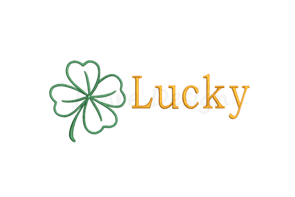 Lucky Shamrock Embroidery Design