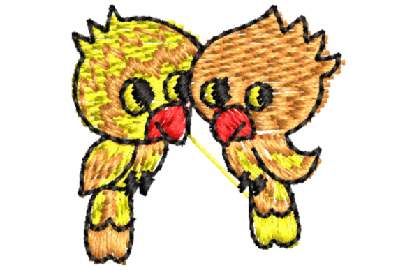 Two Birds Embroidery Design: A Sweet, Versatile Keepsake